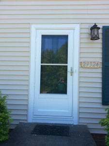 Pro via #399 self storing storm door North Olmsted Ohio