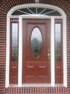 Fiberglass door with sidelights, Avon Ohio