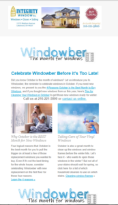 Windowber : October is the month for Windows