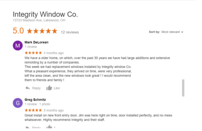 Cleveland Window Company Review
