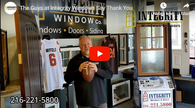 Integrity Windows Thanksgiving Video