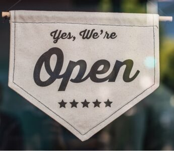 We're Open